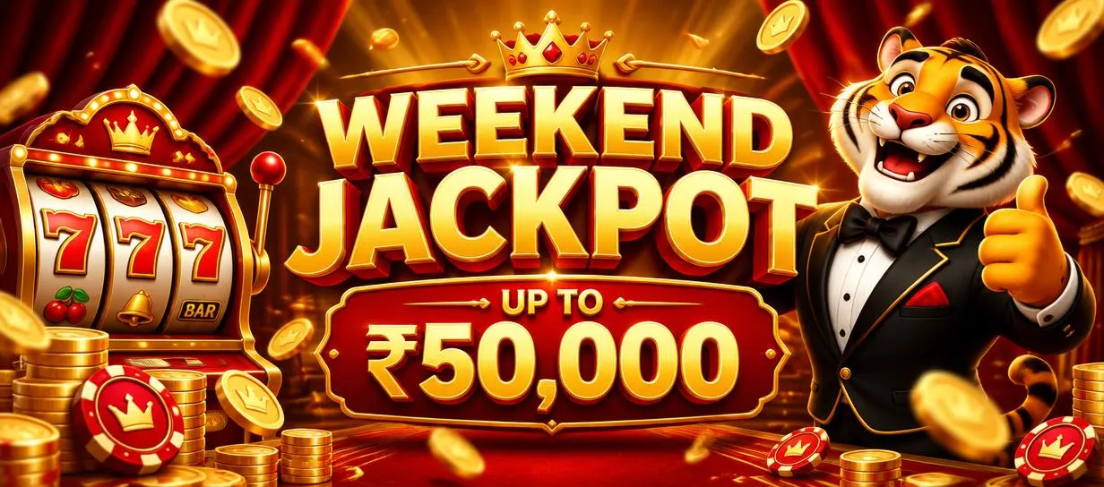 Weekend Jackpot — up to ₹50,000 promotion